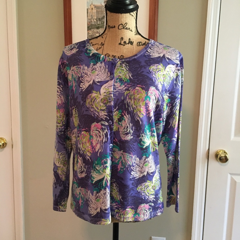 SOLD - Garnet Hill Eco Merino Wool Cardigan